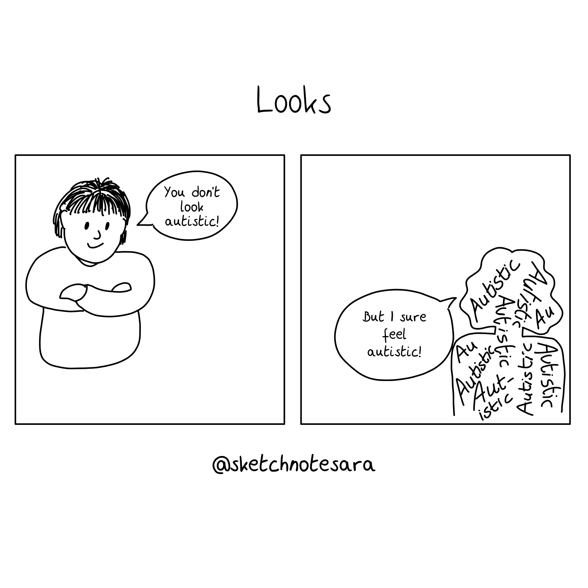 Comic: Don't look autistic