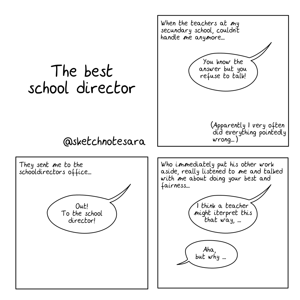 Comic: School director