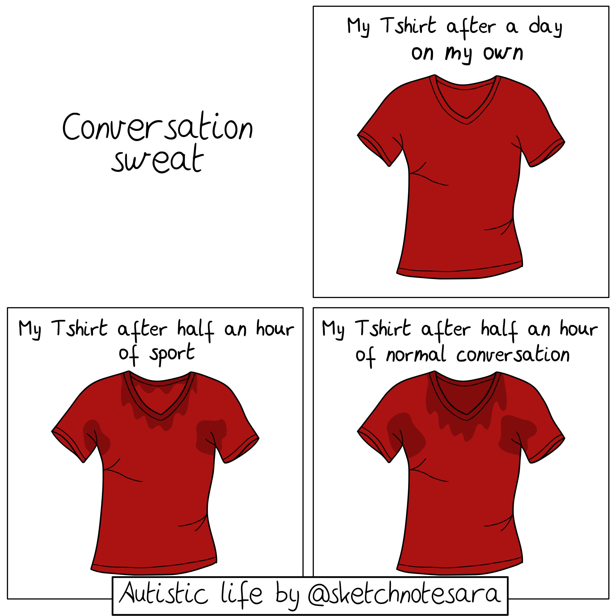 Comic: Conversation sweat